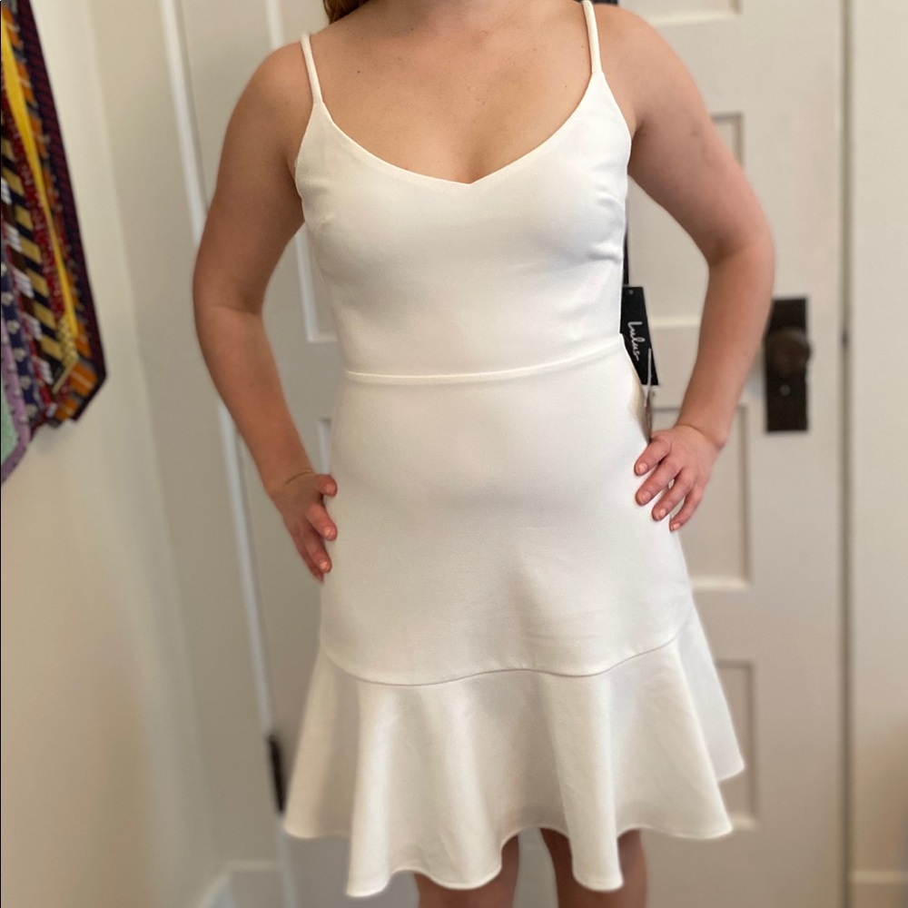Lulus white dress